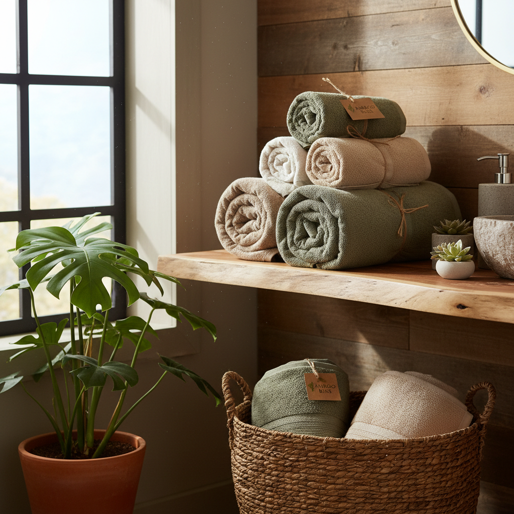 Bamboo Bath Towel Set