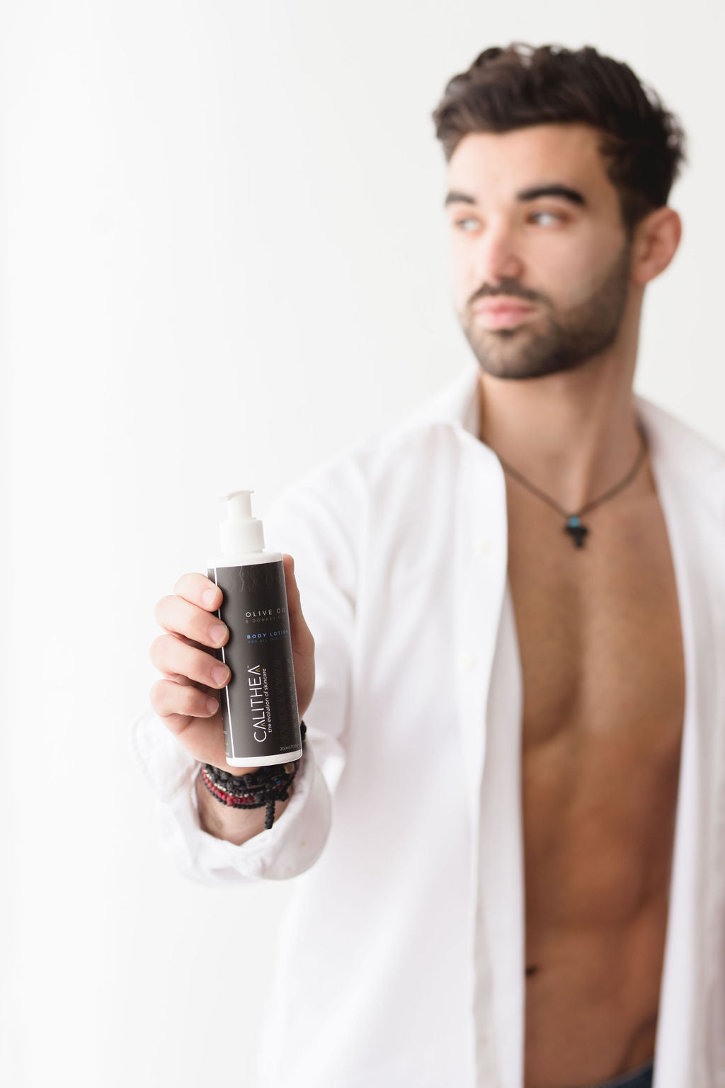Olive Oil And Donkey Milk Body Lotion: 97.1% NATURAL CONTENT