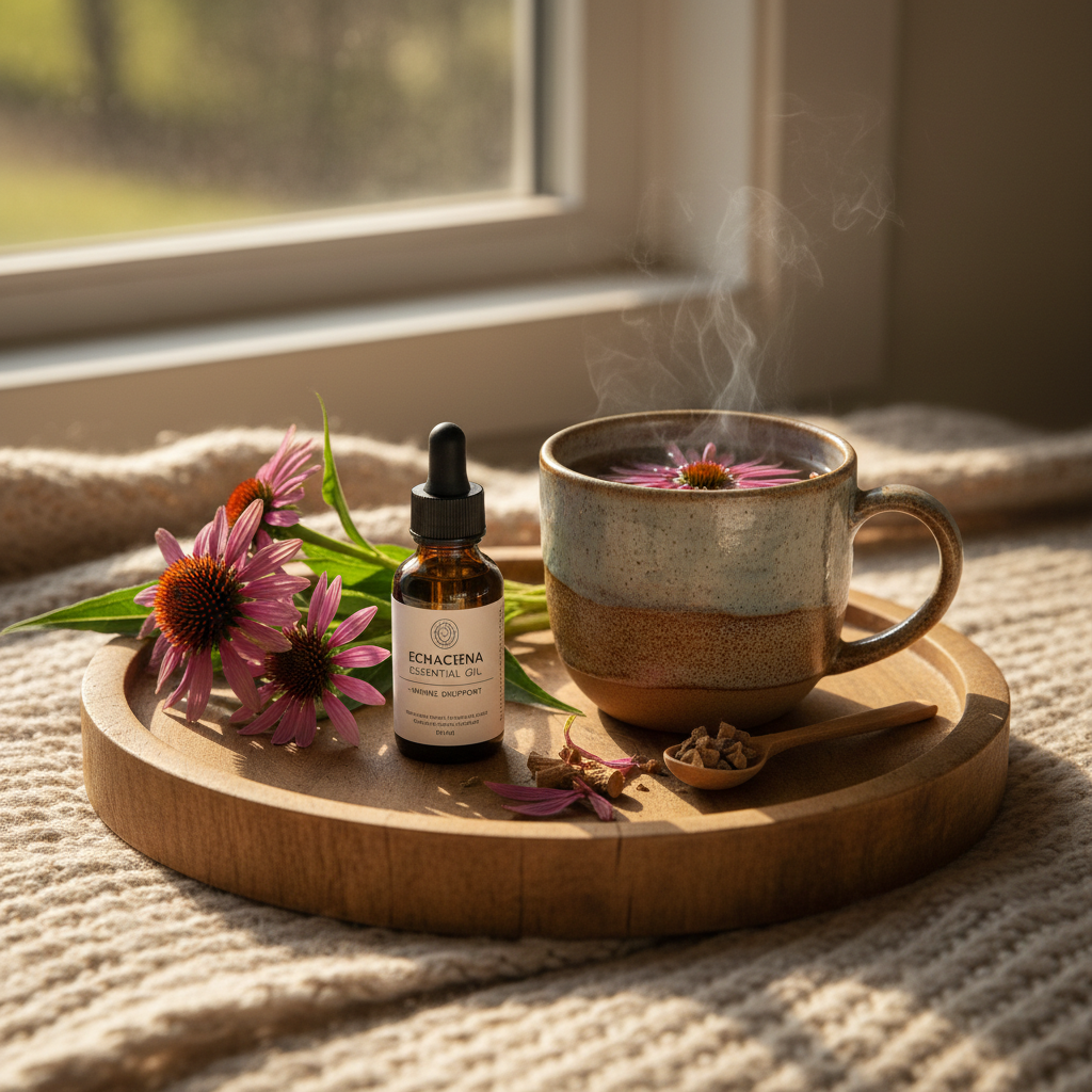 Echinacea Essential Oil - Lifestyle