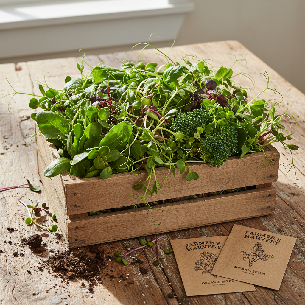 Farm Fresh Microgreens - Hero