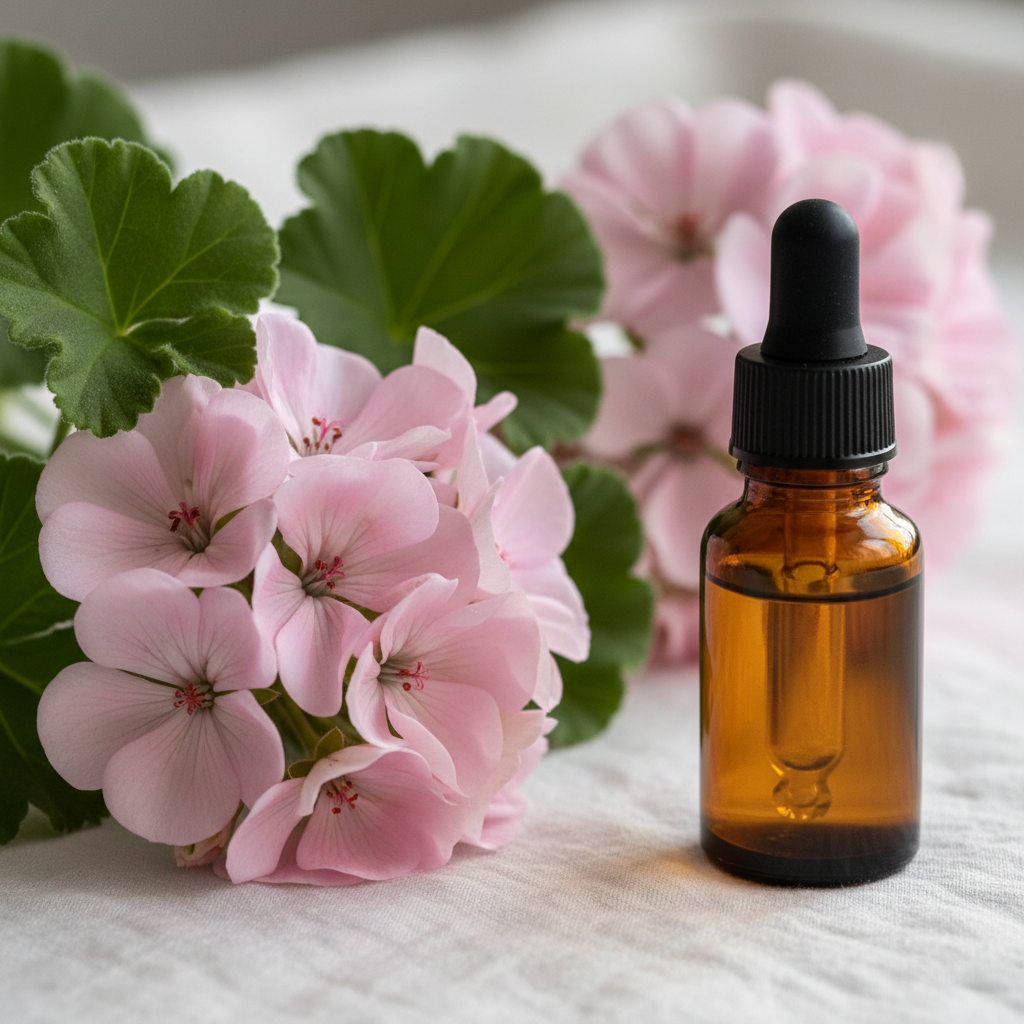 Geranium Essential Oil - Detail