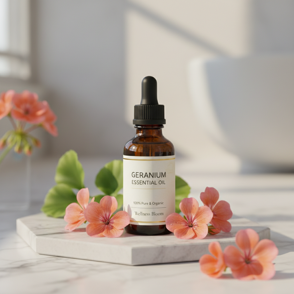 Geranium Essential Oil - Hero