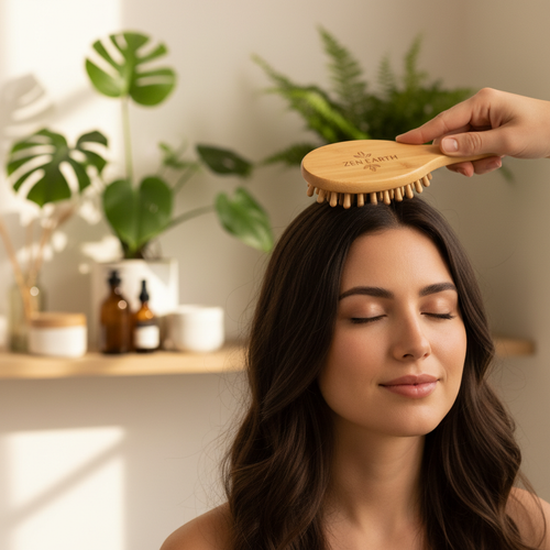 Massage Brush - Lifestyle
