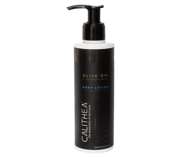Olive Oil And Donkey Milk Body Lotion: 97.1% NATURAL CONTENT