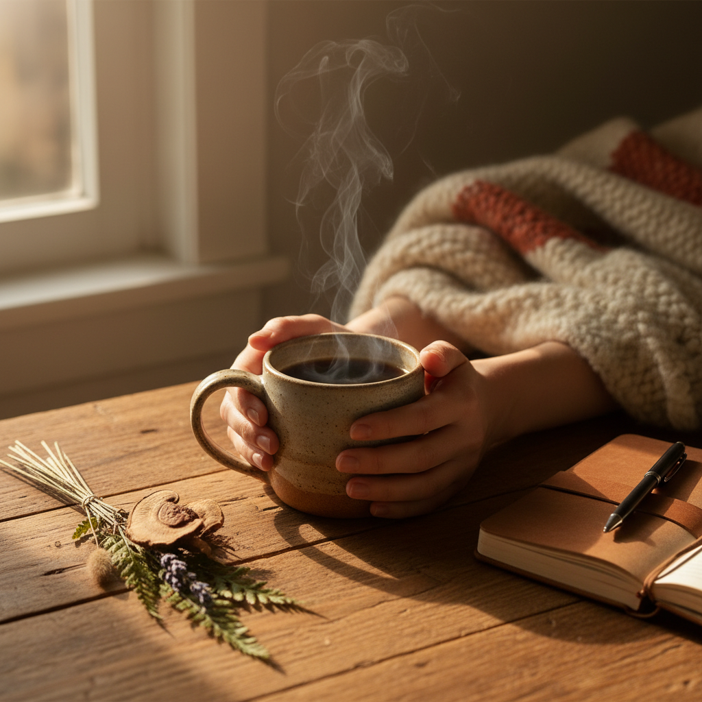 Mushroom Coffee Blend - Lifestyle