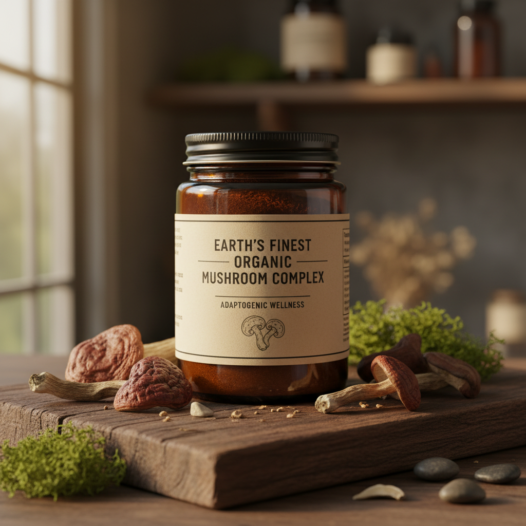 Organic Mushroom Supplement - Hero
