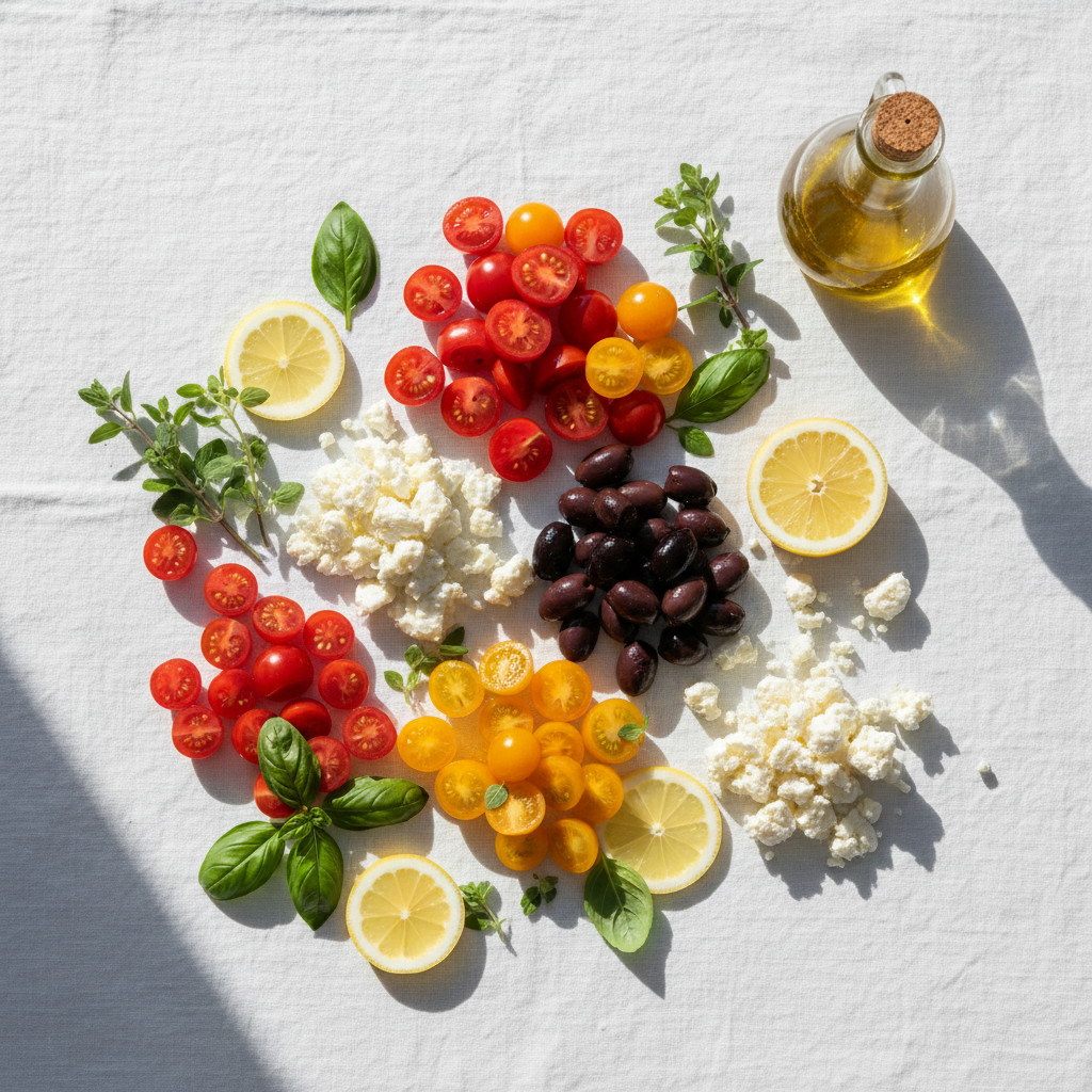 The Mediterranean Salad Kit - Detail