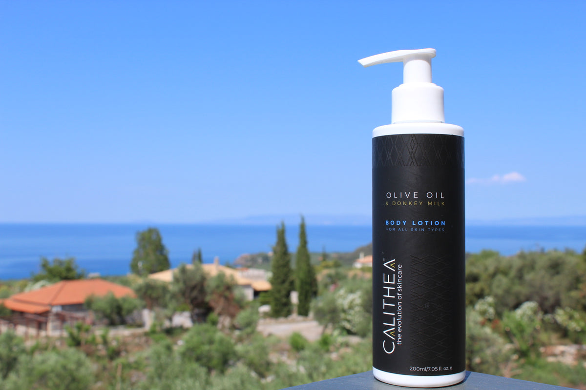 Olive Oil And Donkey Milk Body Lotion: 97.1% NATURAL CONTENT