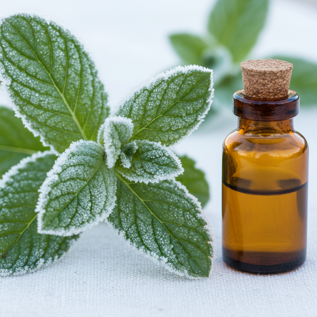 Wintermint Essential Oil - Detail